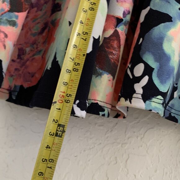 PinkBlush Maxi Dress Women 3XL Maternity Pink Navy Floral Abstract Baby Shower - Picture 10 of 10